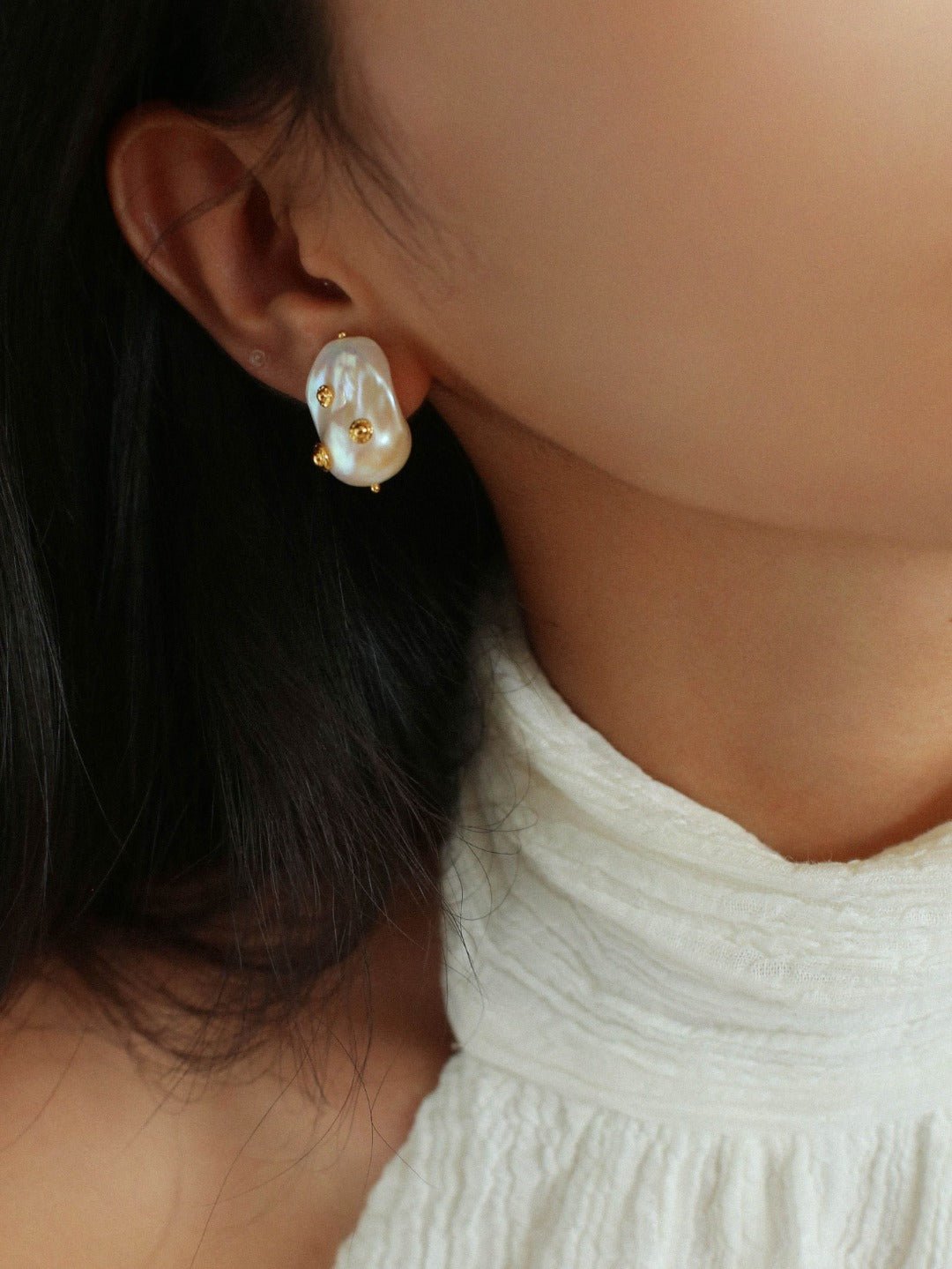 Baroque Pearl Earrings - floysun