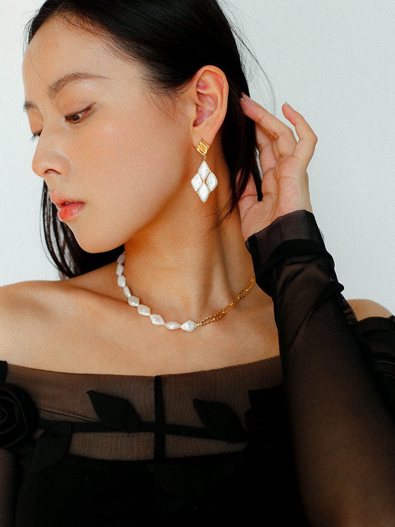 Pearl Drop Earrings - floysun