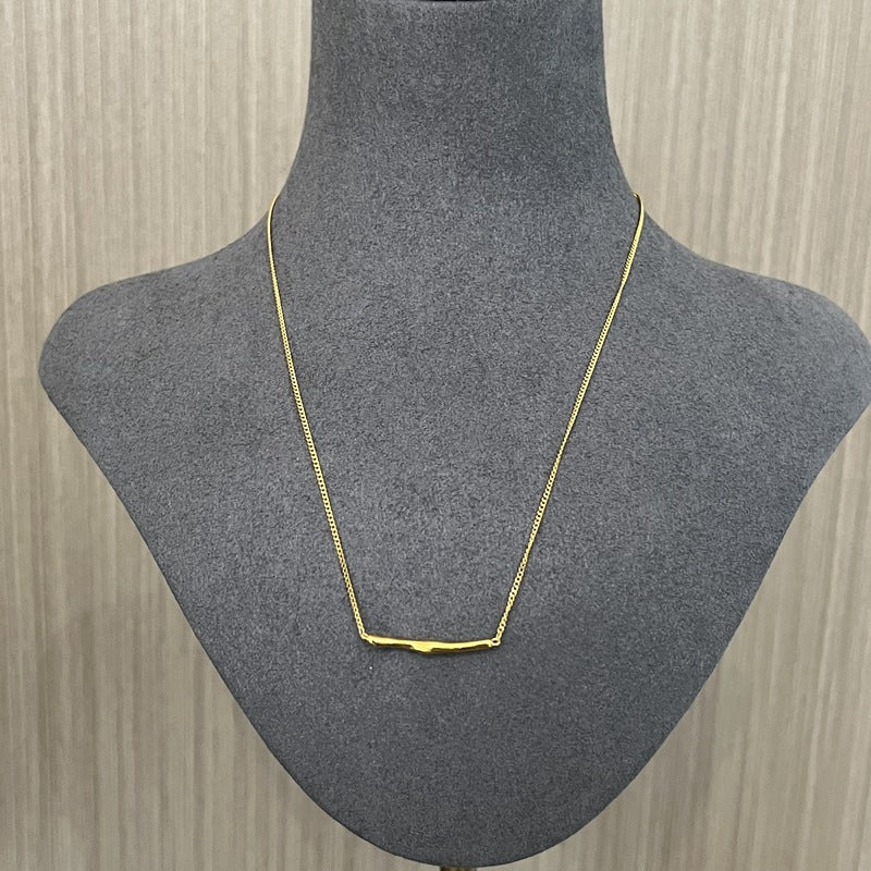 925 Sterling Silve Metal Toothpick Chian Necklace