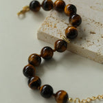 10mm Tiger's Eye Stone Beaded Bracelets - floysun