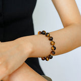 10mm Tiger's Eye Stone Beaded Bracelets - floysun