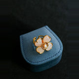 Four-leaf Clover Single Flower Rings