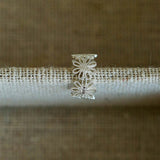 Lace Pattern Diamond Ear Cuff