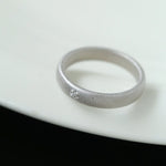 925 Silver New Lace Ring Brushed Matte Hollow Ring - floysun