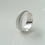 925 Silver New Lace Ring Brushed Matte Hollow Ring - floysun