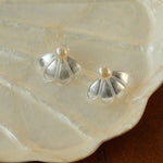 925 Silver Soma Flower Pearls Earrings - floysun