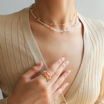 925 Silver Stacked Relief Mini Gold Coin Necklace - floysun