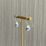 925 Sterling Silver Ball Solid Water Drop Egg Earrings - floysun