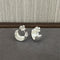 925 Sterling Silver C - Shaped Glossy Earrings - floysun