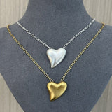 925 Sterling Silver Frosted Love Necklaces - floysun