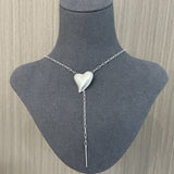 925 Sterling Silver Frosted Love Necklaces - floysun