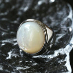 925 Sterling Silver Mother of Pearl Ring - floysun