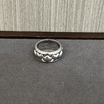 925 Sterling Silver Turning Heart Ring with Diamond - floysun