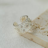 Vintage Hollow Flower Ring