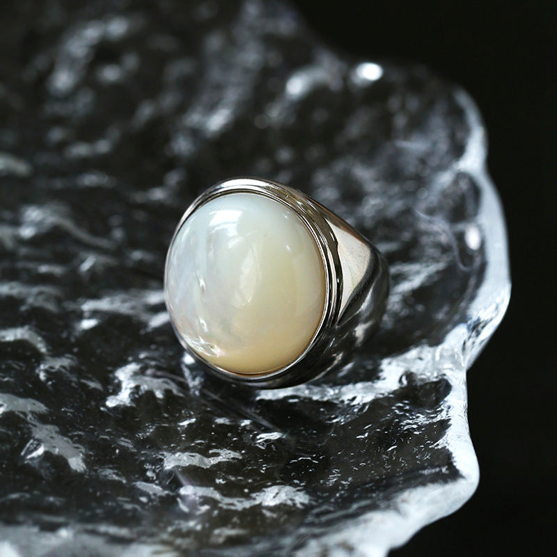 Anello in madreperla in argento sterling 925