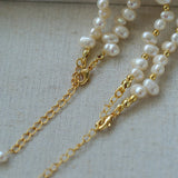 Stylish Classic Staggered Pearl Pendant Necklace