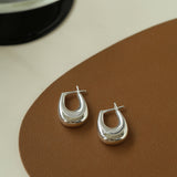 U-Shaped Minimalist Hoops Earrings