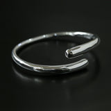 Metal Style Water-drop Open Cuff Bangle Bracelets