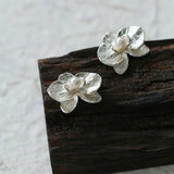 Phalaenopsis Pearl Stud Earrings