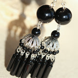 Ethnic Agate Tassel Earrings Traditional Meets Modern