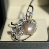 Gray Mabe Pearl Bouquet Brooch Elegant & Timeless Design