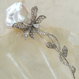 Rose Baroque Pearl Brooches