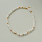 Natural Stone Colorful Beaded Necklace