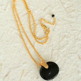 New Chinese Style Agate Peace Knot Pendant Necklace