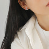 Petite Croissant Stud Earrings