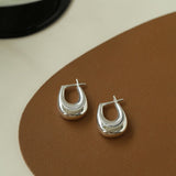 U-Shaped Minimalist Hoops Earrings