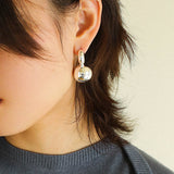 Simple Geometric Sphere Earrings