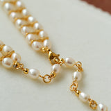 Love Choker Vintage Double Strand Pearls