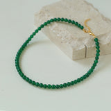 Green Onyx Beaded Necklaces 3mm/6mm/8mm/10mm/12mm