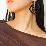 Island Escape Woven Statement Earrings-Single