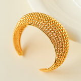 Fashionable Hollow Half Sphere Bangle