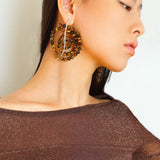 Island Escape Woven Statement Earrings-Single