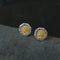 Ancient Greek Retro 925 Silver Coin Stud Earrings - Type F - floysun