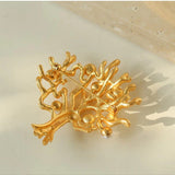 Antique Money Tree Pearl Brooch - floysun