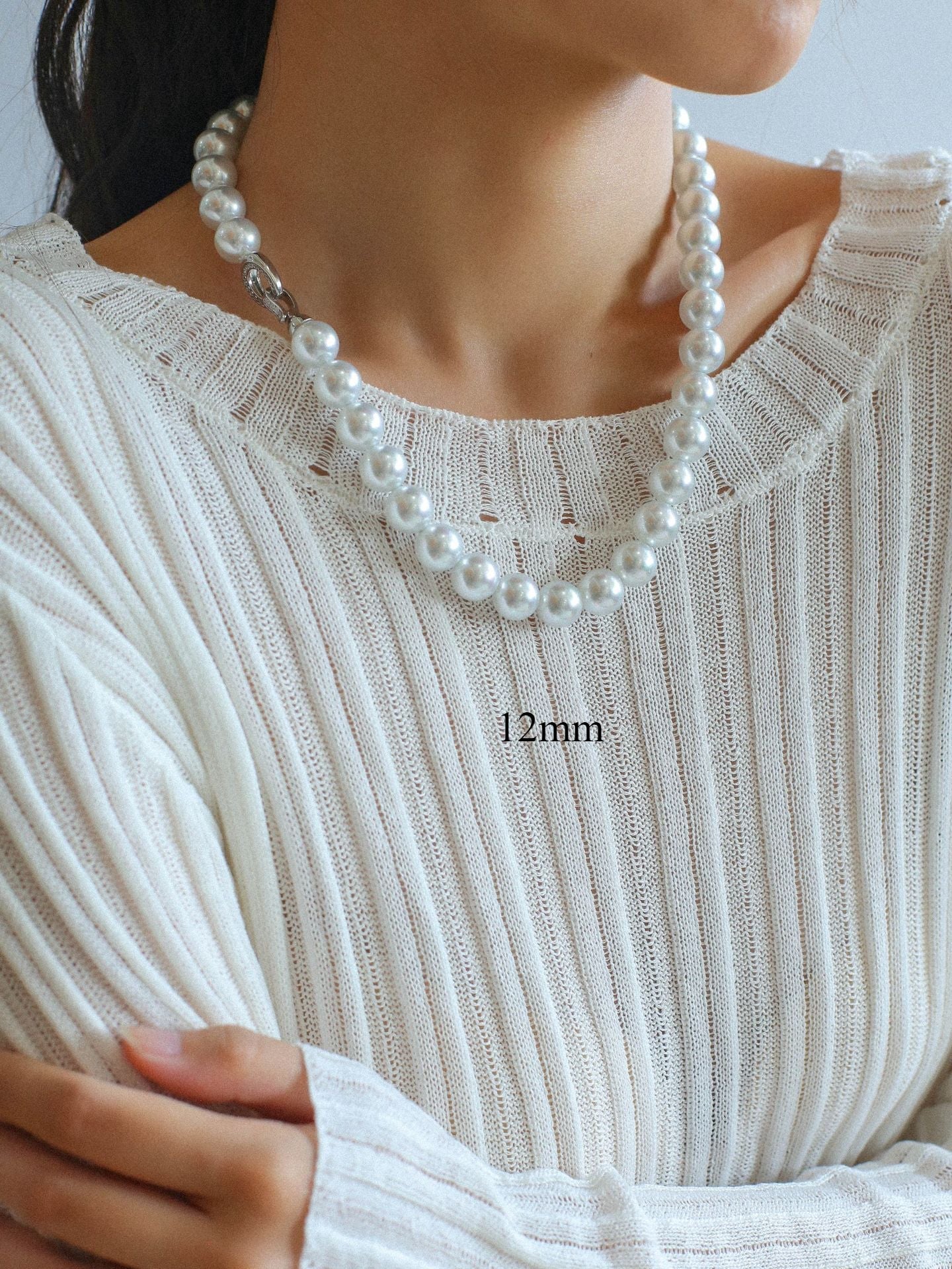 Artificial Australian White Pearl Necklace - floysun