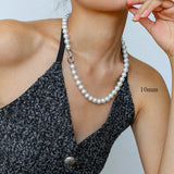 Artificial Australian White Pearl Necklace - floysun