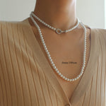 Artificial Australian White Pearl Necklace - floysun