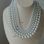 Artificial Australian White Pearl Necklace - floysun