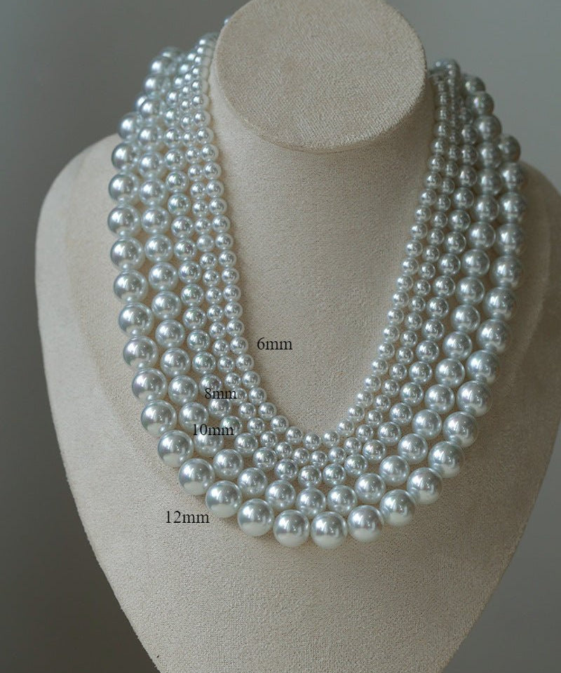 Artificial Australian White Pearl Necklace - floysun