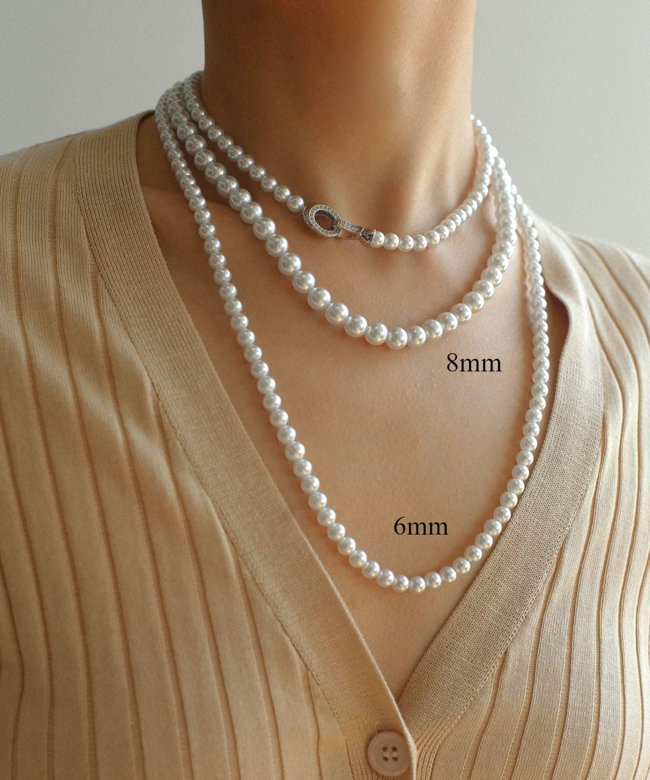 Artificial Australian White Pearl Necklace - floysun