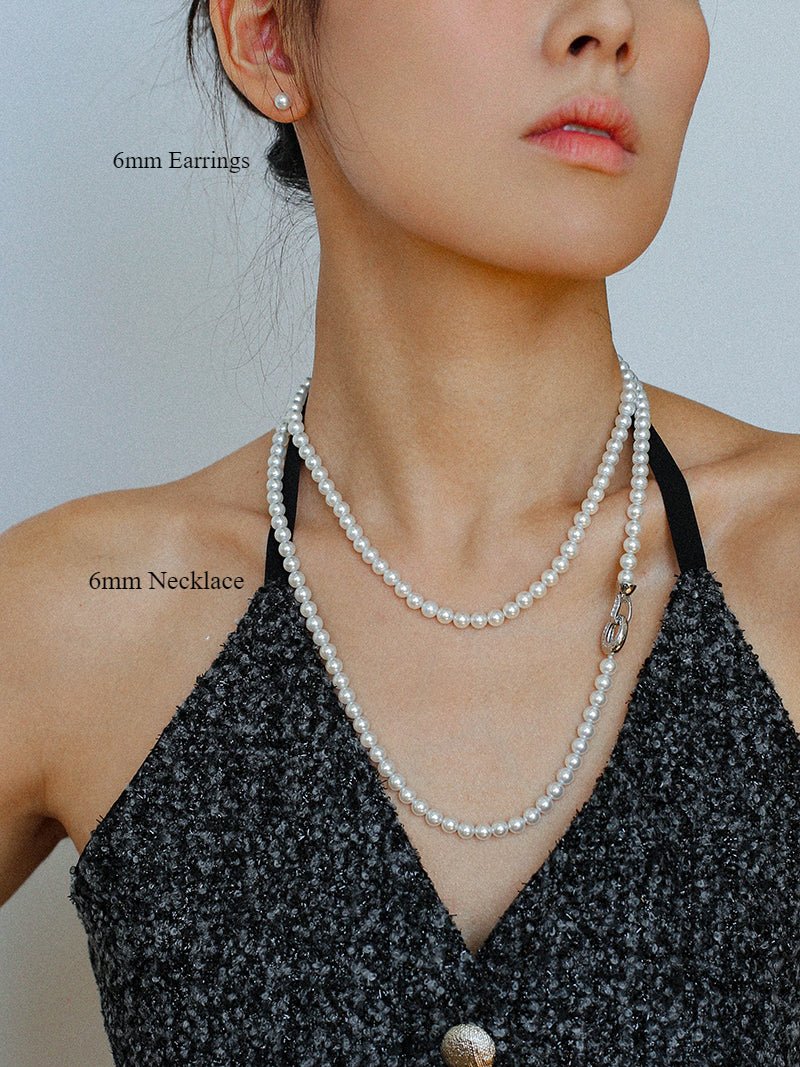 Artificial Australian White Pearl Necklace - floysun