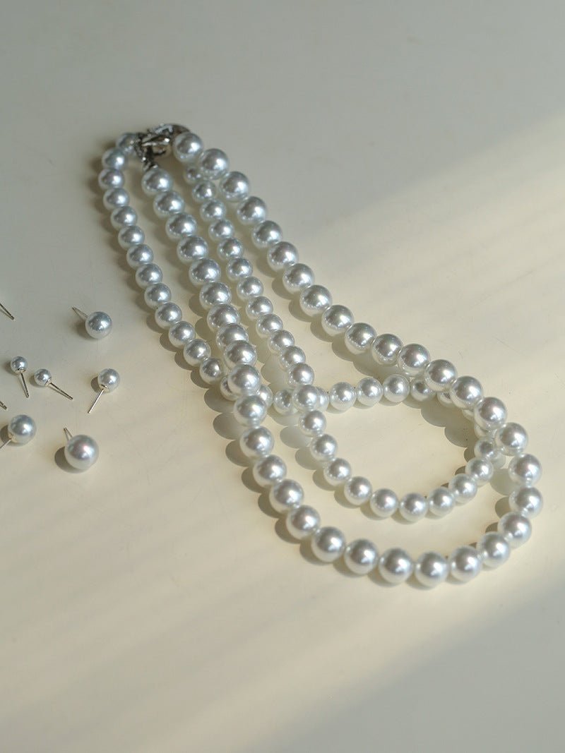 Artificial Australian White Pearl Necklace - floysun