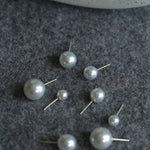 Artificial Australian White Pearl Stud Earrings - floysun