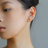 Balance Beam Freshwater Pearl Single Ear Clip - floysun