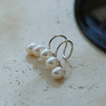 Balance Beam Freshwater Pearl Single Ear Clip - floysun