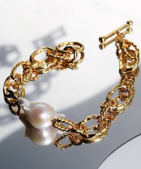 Baroque Chunky Chain Bracelet - floysun